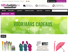 Tablet Screenshot of giftsgadgets.be
